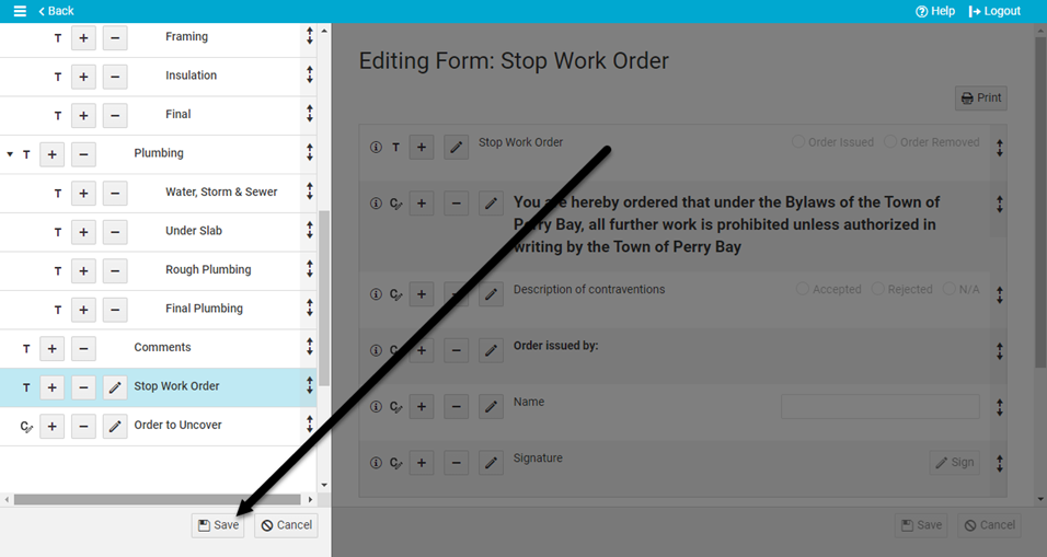 Create other order forms